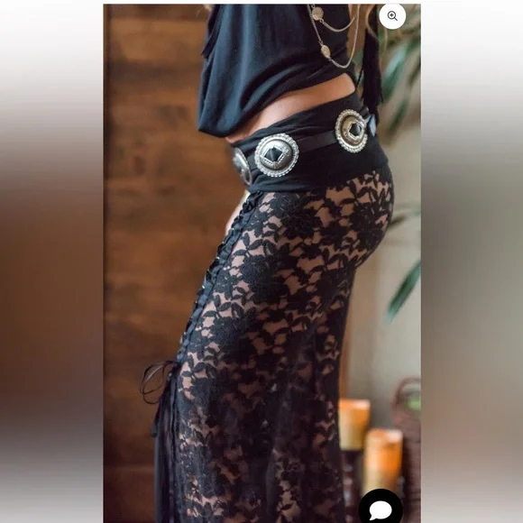 TEMPLE RO   HENDRIX PANT - BLACK - Picture 3 of 5